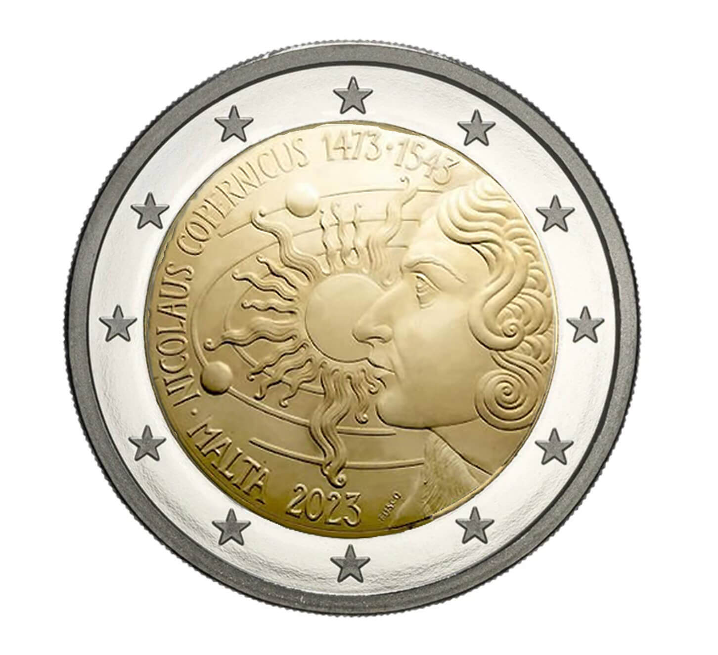 2 Euro Malte 2023 - Nicolas Copernic
